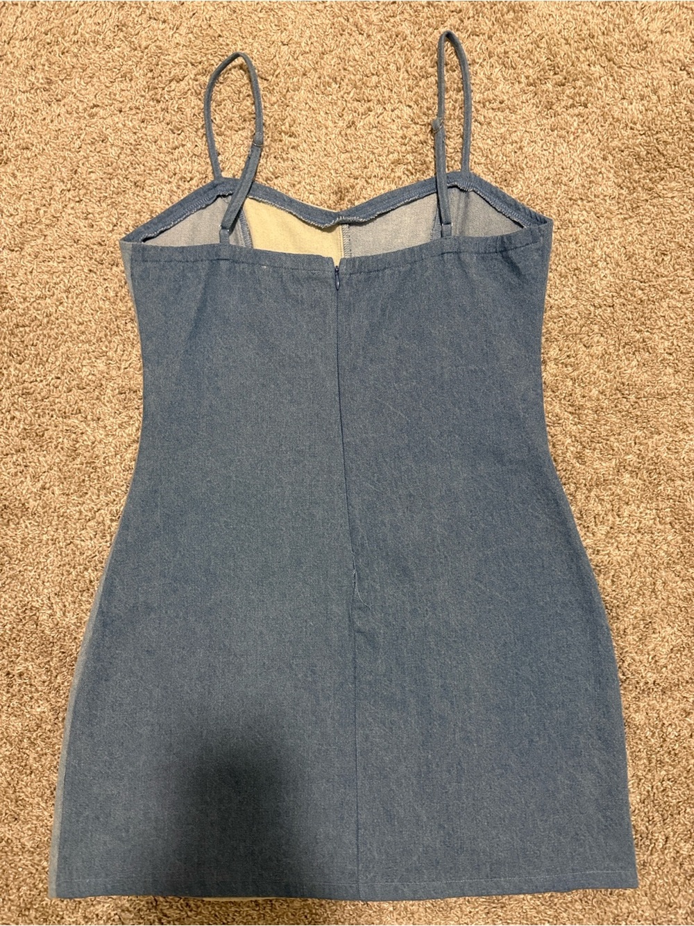 Altar'd State Multi-Blue Panel Mini Dress - Picture 5 of 5